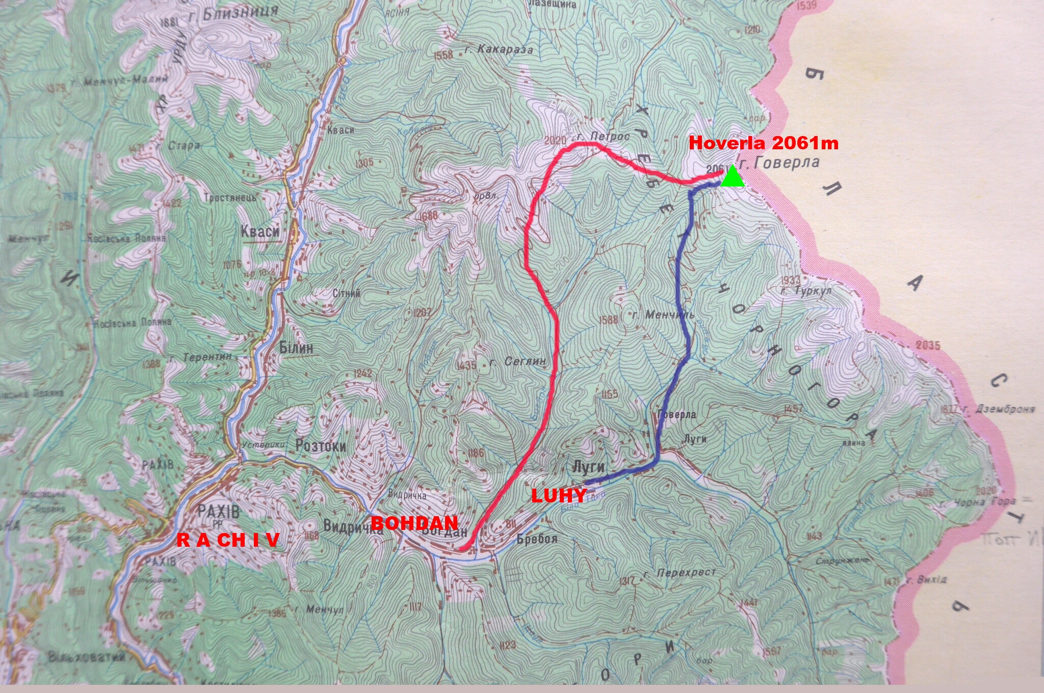 mapa Hoverla_200k